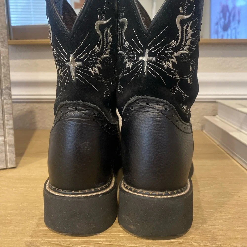Justin’s Andra 8" Western Cowgirl Boots Sz 9 - Good Condition! - Picture 6 of 8